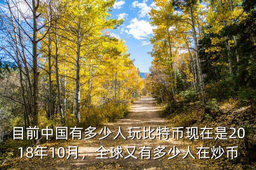目前中國有多少人玩比特幣現(xiàn)在是2018年10月，全球又有多少人在炒幣
