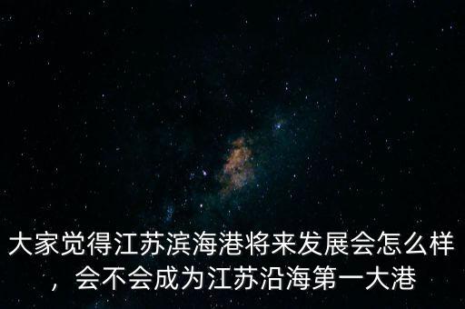 大家覺得江蘇濱海港將來發(fā)展會怎么樣，會不會成為江蘇沿海第一大港