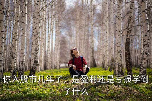 你入股市幾年了，是盈利還是虧損學(xué)到了什么