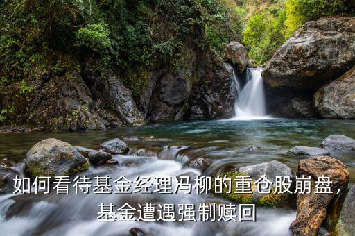 如何看待基金經(jīng)理馮柳的重倉股崩盤，基金遭遇強(qiáng)制贖回