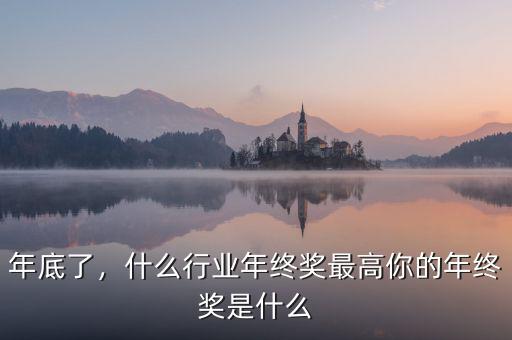 年底了，什么行業(yè)年終獎最高你的年終獎是什么