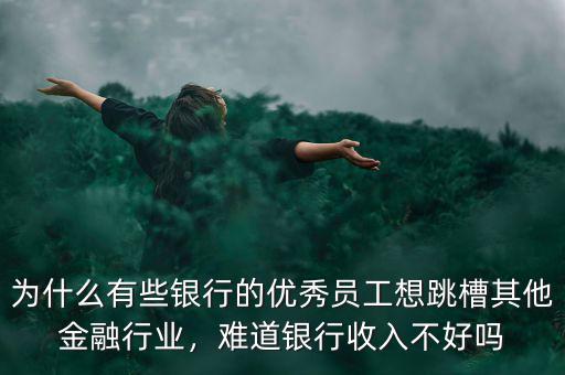 為什么有些銀行的優(yōu)秀員工想跳槽其他金融行業(yè)，難道銀行收入不好嗎