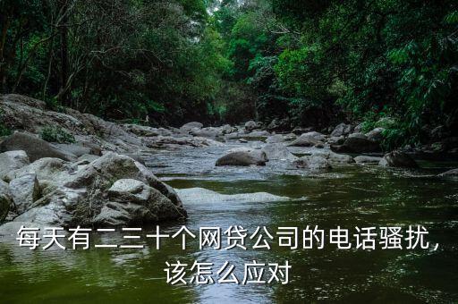每天有二三十個網(wǎng)貸公司的電話騷擾，該怎么應(yīng)對