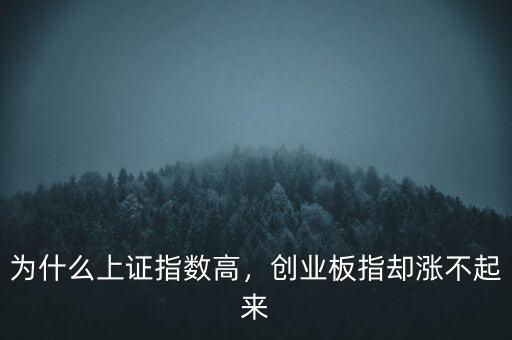 為什么上證指數(shù)高，創(chuàng)業(yè)板指卻漲不起來(lái)