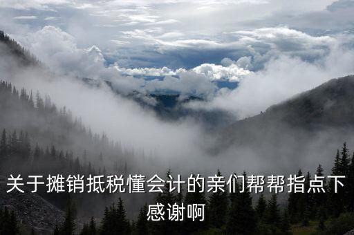 為什么所得稅費(fèi)用進(jìn)行期內(nèi)分?jǐn)?，關(guān)于攤銷抵稅懂會計(jì)的親們幫幫指點(diǎn)下感謝啊