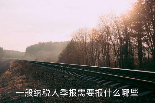 稅季報報的是什么，商業(yè)企業(yè)增值稅一般納稅人月報季報年報要報些什么