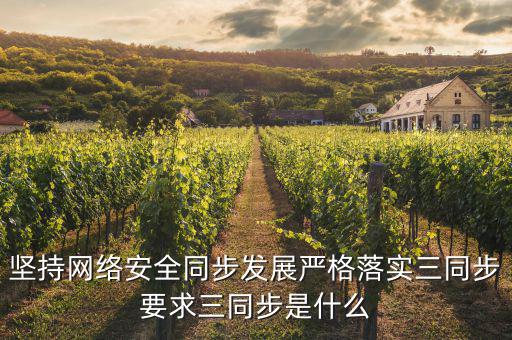 地稅局信息安全三同步是指什么，關(guān)鍵信息基礎(chǔ)設(shè)施三同步是指什么