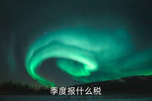 企業(yè)季度申報(bào)報(bào)什么，一般納稅人商業(yè)企業(yè)查賬征收月度季度分別要申報(bào)哪些稅種
