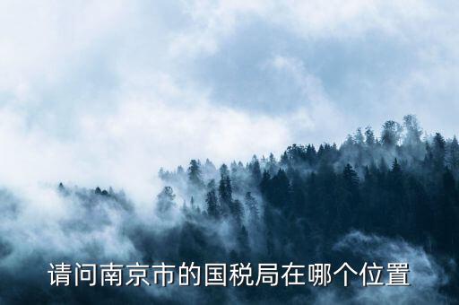 江蘇國稅總局在南京什么地方，南京的國稅局和地稅局分別在哪里