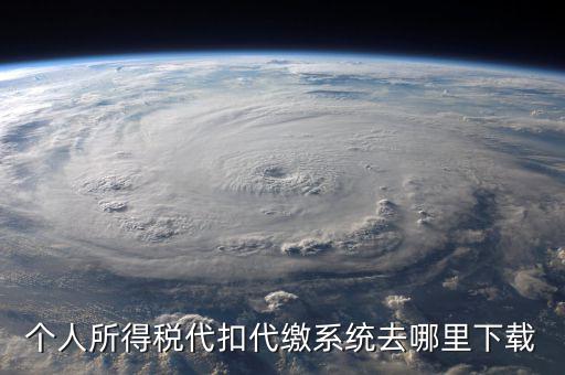 個(gè)稅系統(tǒng)下載網(wǎng)站是什么，請(qǐng)問(wèn)怎么下載個(gè)人所得稅代扣代繳系統(tǒng)啊