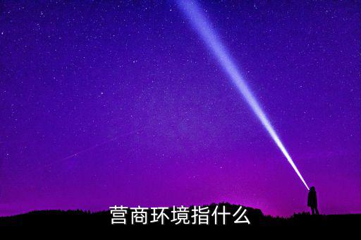 什么樣的稅收營商環(huán)境，營商環(huán)境指什么