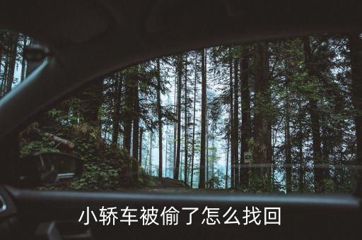 小轎車(chē)被偷了怎么找回