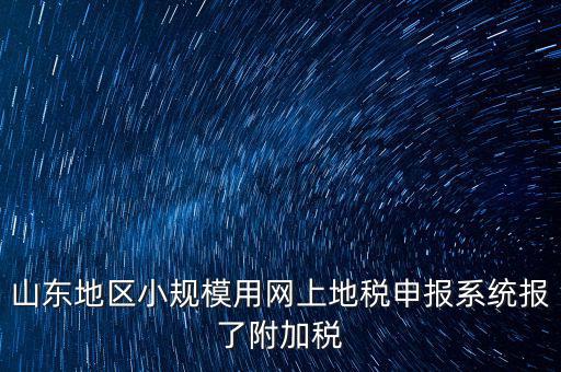 網(wǎng)上申報稅新增附加稅是什么，網(wǎng)上申報城建稅教育附加稅怎么填