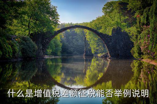 小規(guī)模增值稅差額征收什么意思，什么是增值稅差額征稅