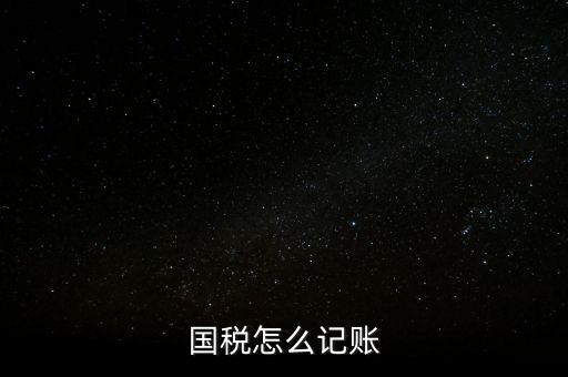 什么稅收記賬，國(guó)稅怎么記賬