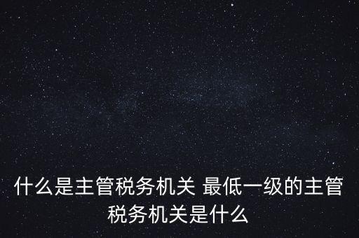 主管稅務(wù)機(jī)關(guān)填什么，個(gè)人所得稅申報(bào)的軟件上的主管征收機(jī)關(guān)填什么是填當(dāng)?shù)氐牡囟惥謫?/></a></span><span id=