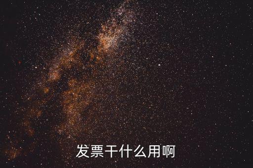 公司的發(fā)票有什么用，發(fā)票有什么用