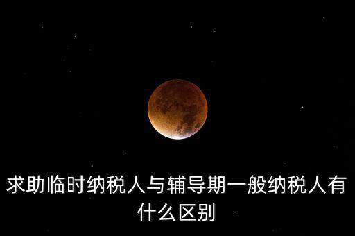 什么是臨時(shí)納稅人，臨時(shí)一般納稅人是什么意思