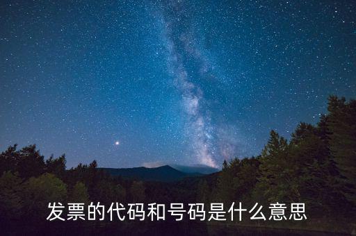 發(fā)票信息代碼是什么，發(fā)票紙質(zhì)代碼是什么意識(shí)