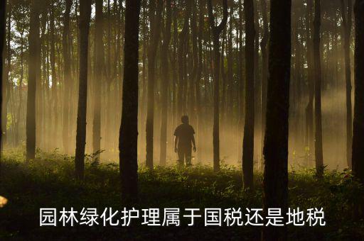 綠化養(yǎng)護(hù)屬于什么稅種，園林綠化護(hù)理屬于國稅還是地稅