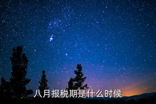 8月份報(bào)什么稅啊，8月份的個(gè)稅怎么申報(bào)啊