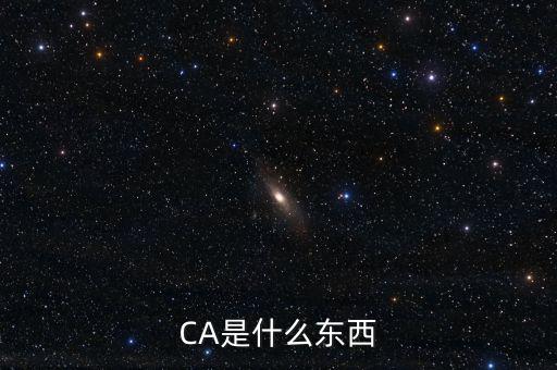 ca中心是什么，CA是什么東西