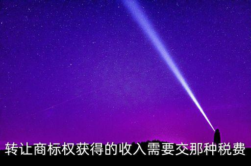 轉(zhuǎn)讓商譽交什么稅，轉(zhuǎn)讓商標權(quán)應(yīng)交甚么稅