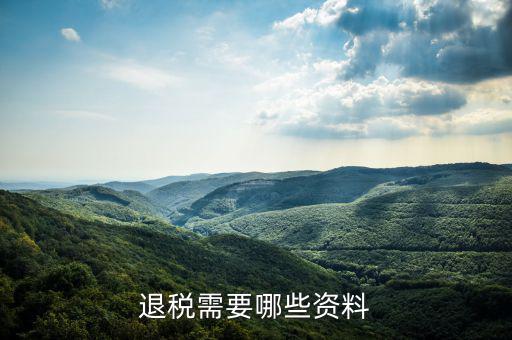 退抵稅都需要什么資料，退抵稅款申請(qǐng)需要什么資料