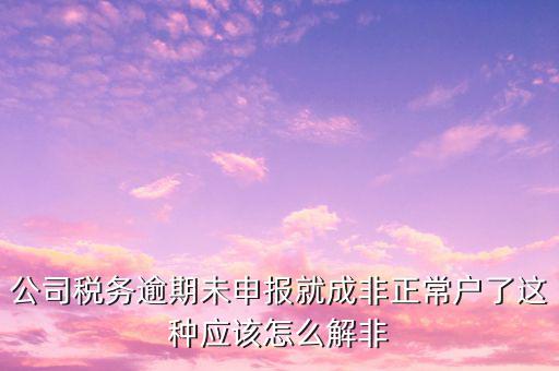 稅務(wù)逾期未申報是什么，您本月有個人所得稅稅費種尚未申報請在征期內(nèi)申報是什么