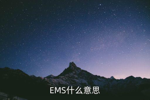 國(guó)稅寄ems一般是什么意思，請(qǐng)問(wèn)郵寄EMS是什么意思