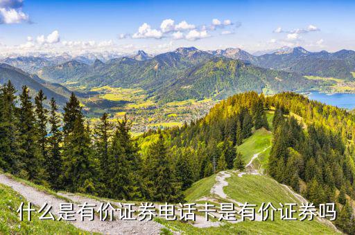 什么叫做有價(jià)卡，什么是有價(jià)證券電話卡是有價(jià)證券嗎