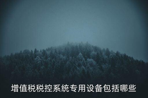 稅控系統(tǒng)專用設(shè)備是什么，增值稅防偽稅控系統(tǒng)使用的設(shè)備哪些可以抵扣