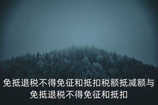 免抵退稅額抵減額是什么意思，當(dāng)期免抵退稅不得免征和抵扣稅額的抵減額是什么意思