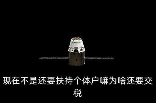 個(gè)體戶為什么要報(bào)稅，我就是個(gè)個(gè)體戶為什么要交稅