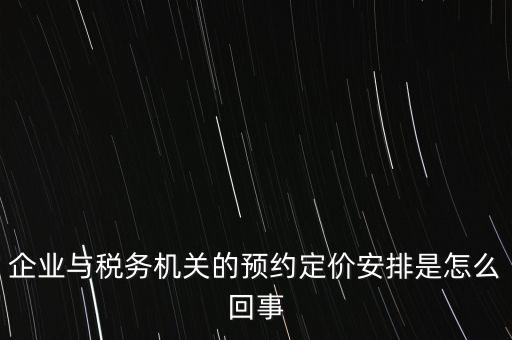 125執(zhí)行預(yù)約定價(jià)安排是什么意思，125是什么意思