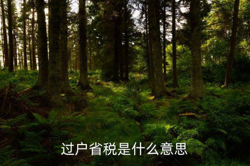 什么是賦稅，易稅是做什么的