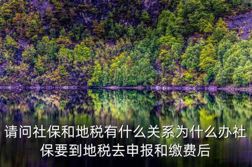 為什么醫(yī)保由地稅收，社保為什么要地稅代扣
