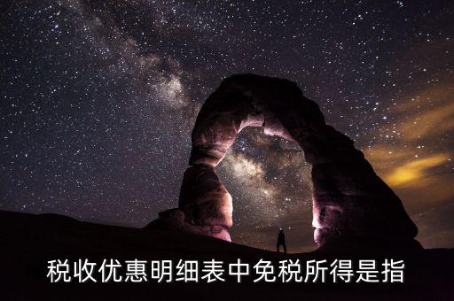 個稅中免稅所得是什么，個稅申報表的免稅所得欄填什么