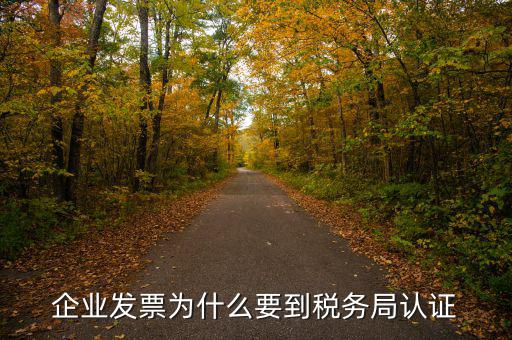 為什么稅務(wù)事項認(rèn)定書，企業(yè)發(fā)票為什么要到稅務(wù)局認(rèn)證