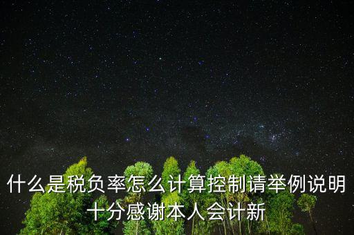什么叫稅務(wù)控制計算法，企業(yè)所得稅如何控制