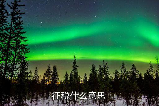 什么是帶征稅額，征稅什么意思