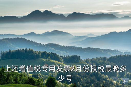 己開(kāi)具專用票最遲什么時(shí)侯報(bào)稅，銷售貨物開(kāi)具了發(fā)票什么時(shí)候報(bào)稅