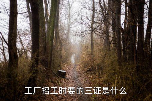 個人三證是什么意思，三證都是什么證