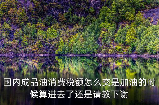 成品油按什么交稅，我們國家成品油里都包含什么稅費車船使用稅公路養(yǎng)護費是否在內(nèi)