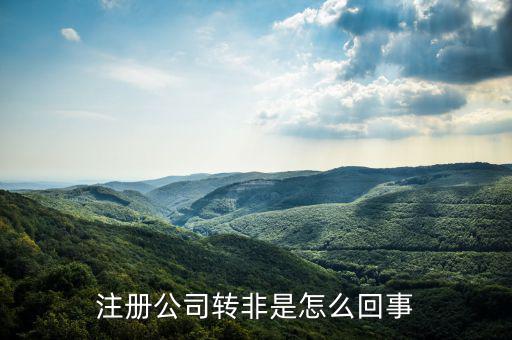 國(guó)稅轉(zhuǎn)非是什么意思，稅務(wù)登記證轉(zhuǎn)非是什么意思