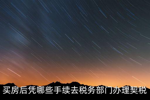 購(gòu)房要在國(guó)稅辦什么，現(xiàn)在買房要辦些什么證件買房者與賣房者所交稅務(wù)有那些夠房者現(xiàn)