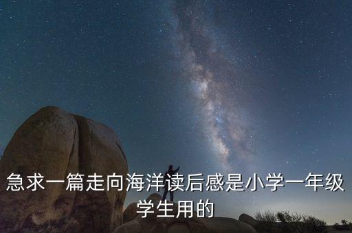 我的文明雷電過有什么關(guān)系，急求一篇走向海洋讀后感是小學(xué)一年級學(xué)生用的
