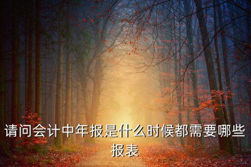 報稅年報都準備什么時候，年報需要報什么表什么時間報