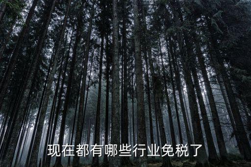 做什么企業(yè)能免稅收，現(xiàn)在都有哪些行業(yè)免稅了