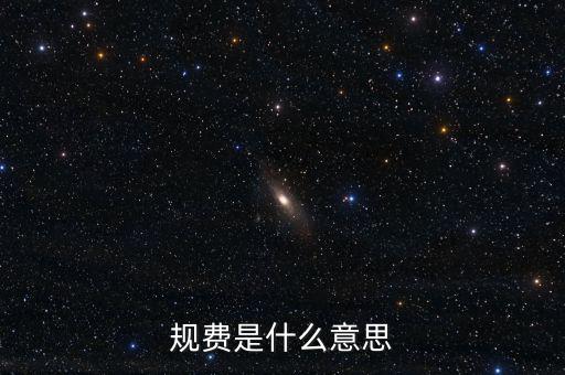 地稅規(guī)費(fèi)科是什么意思，規(guī)費(fèi)是什么意思